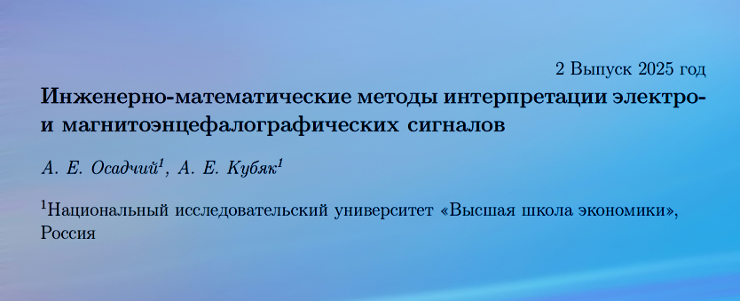 Инженерно-математические методы интерпретации электро- и магнитoэнцефалографических сигналов